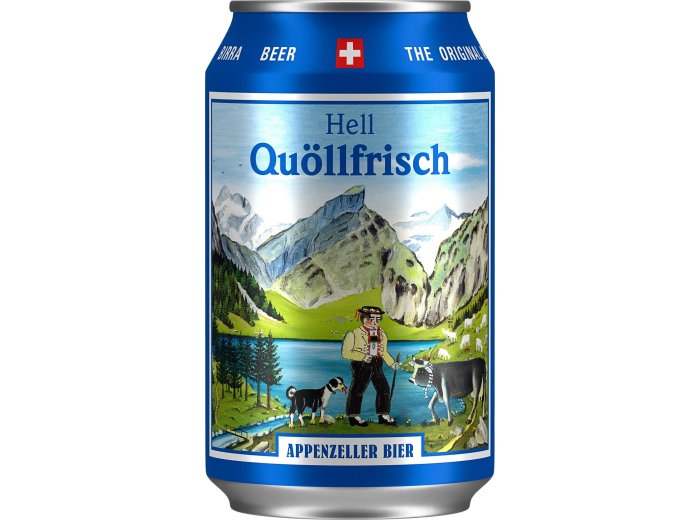 Appenzeller Quöllfrisch hell Dose 24er Pack 33cl x24