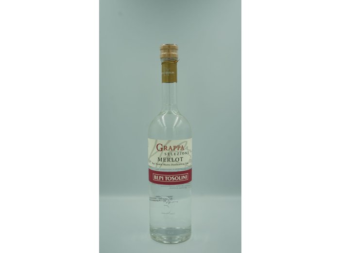 Bepi Tosolini, Grappa Merlot 50cl x6