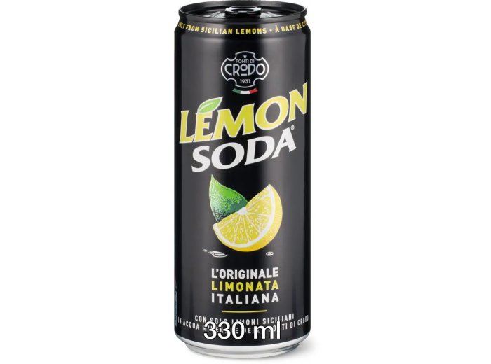 Crodo Lemon Soda Tray 24 x 0.33 l Dose 33cl x24