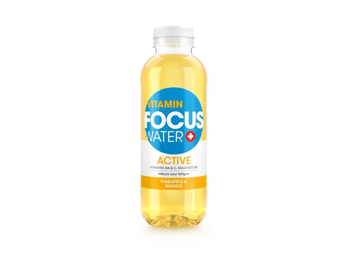 FOCUSWATER Active Ananas & Mango 12er Schrumpf 50cl x12