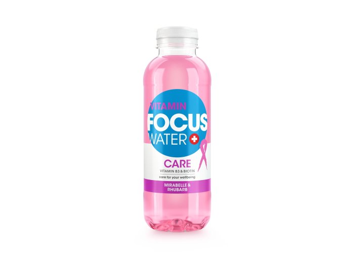 FOCUSWATER Care Mirabelle & Rhabarber, 12er Schrumpf 50cl x12