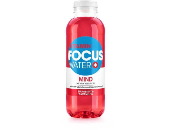 FOCUSWATER MIND Erdbeere & Wassermelone 12er Schrumpf 50cl x12