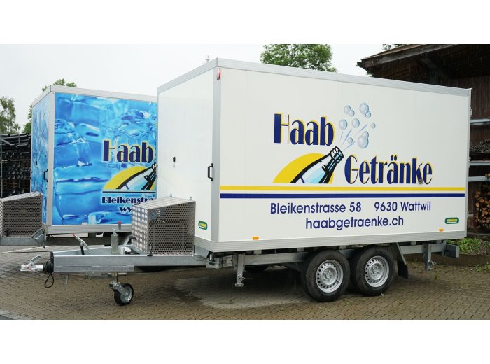 Kühlwagen 6 Paletten 3.5 Tonnen, 240 Volt