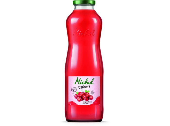 Michel Cranberry Glas Har 100cl x6