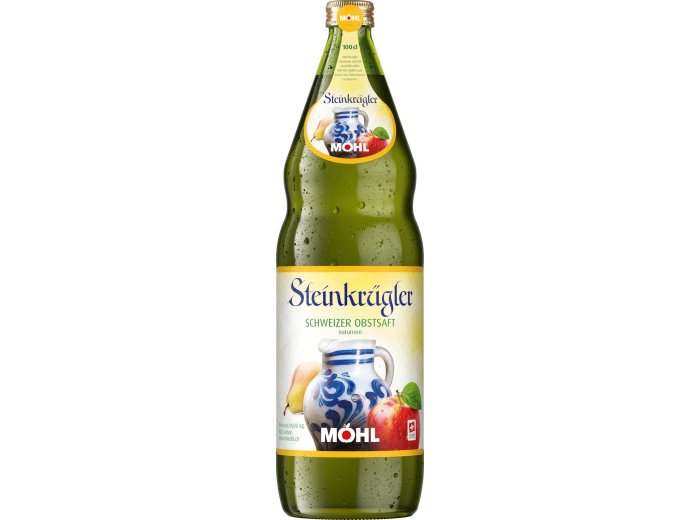 Möhl Süssmost Steinkrügler Glas 100cl x12