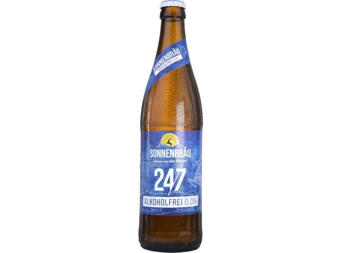 Sonnenbräu Alkoholfrei 24/7 0.0% 10er Har 50cl x10