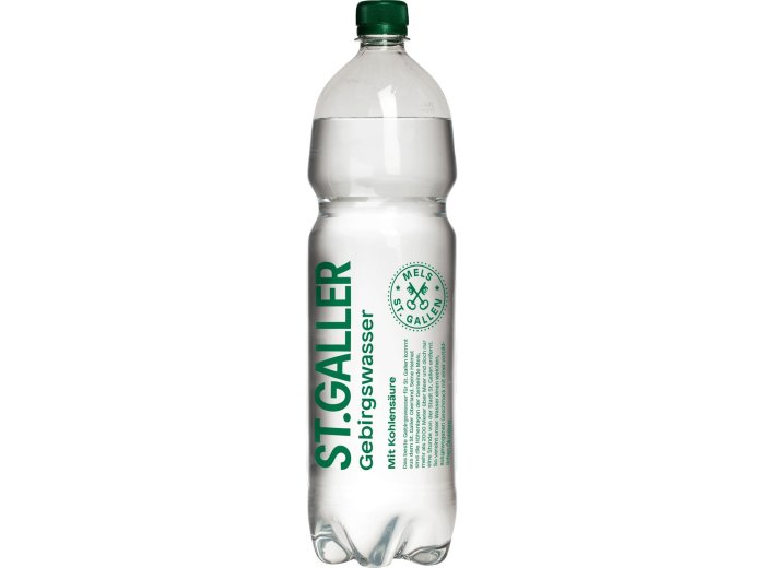 St. Galler Wasser mit CO2 PET Har 150cl x6