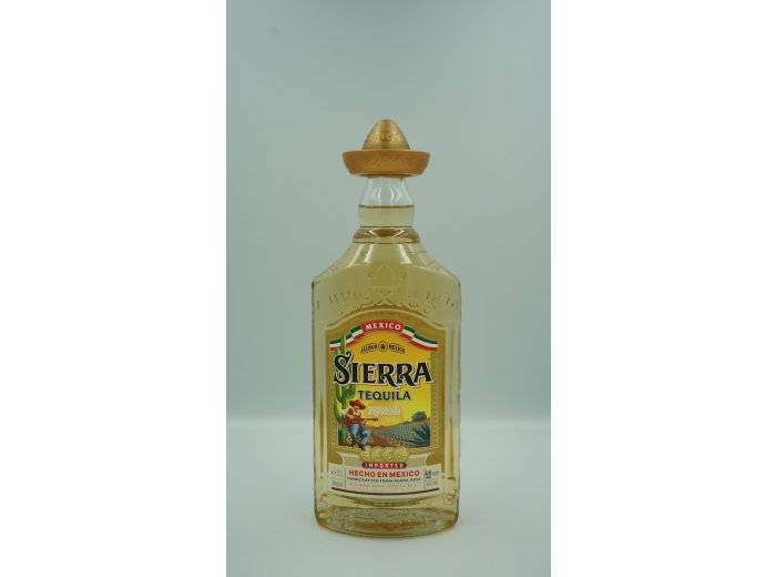 Tequila Sierra Reposado, Gold 70cl x6