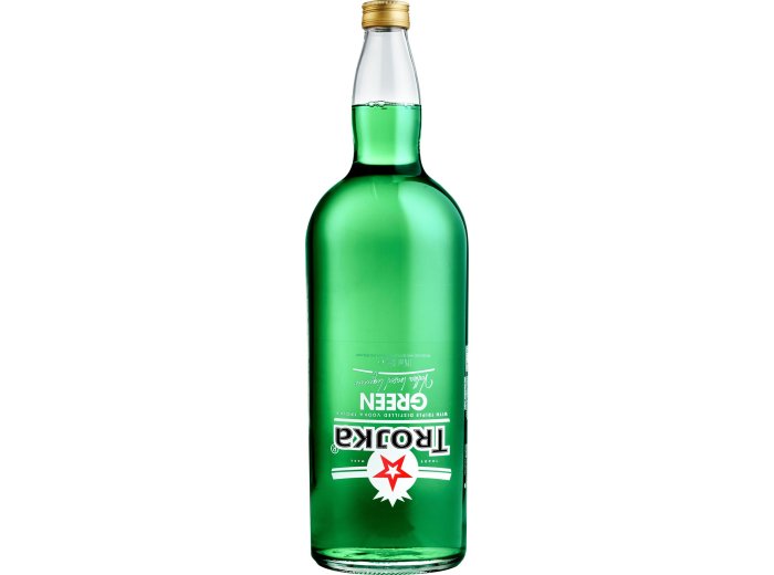 Vodka green Trojka 455cl