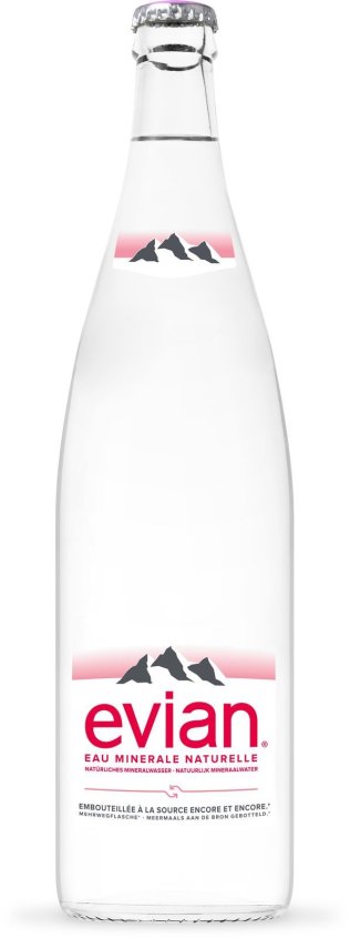Evian Glas 100cl x12