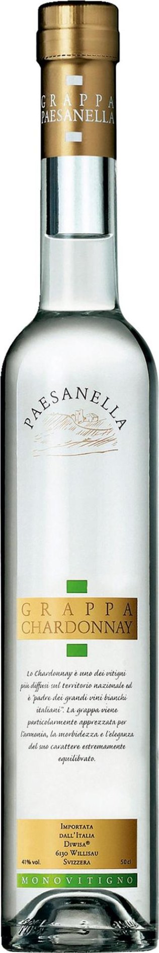 Paesanella Grappa di Chardonnay 50cl x6
