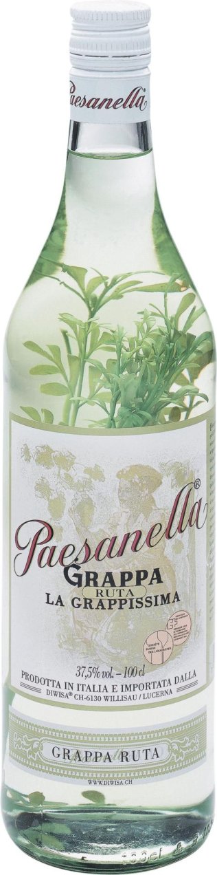 Paesanella Grappa Erba Ruta 100cl x6