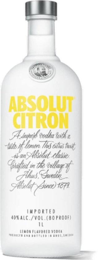 Vodka Absolut Citron 70cl x6
