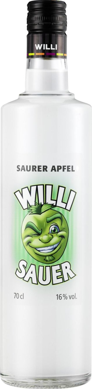 Willi Saurer Sauer Apfel Likör 70cl x6
