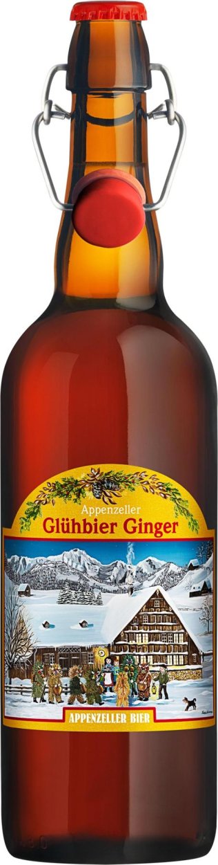 Appenzeller Glüh-Gingerbier Bügelflasche 75cl x6