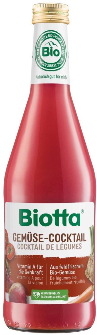 Biotta Gemüse-Cocktail Ew Glas 50cl x6