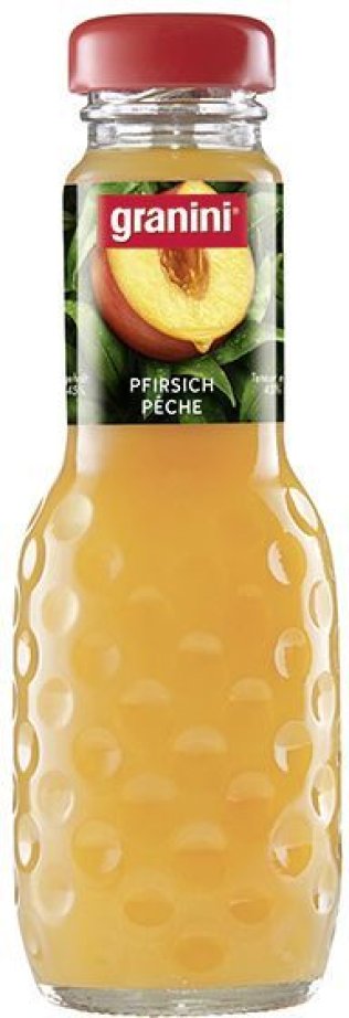 granini Pfirsich Harasse 24 x 0.2 l Flasche Glas Einweg 20cl x24