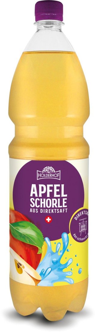 Holderhof Apfelschorle klar Schrumpfpack 150cl x6