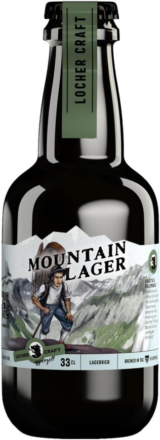 Locher Craft Mountain Lager 10er Harasse Mw 33cl x10