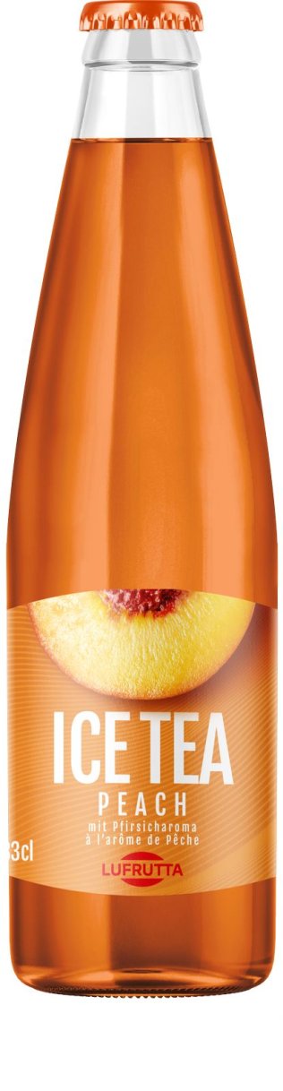 Lufrutta Ice Tea Peach Harasse 24 x 0.33 l Flasche Glas Mehr, weg 33cl x24