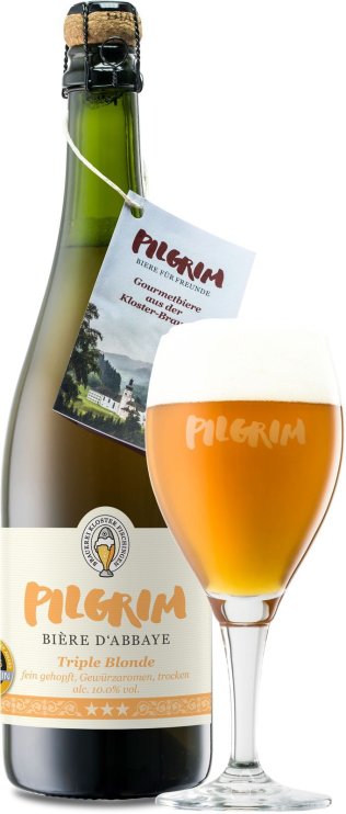Pilgrim Bière d'Abbaye Triple Blonde 75cl x6