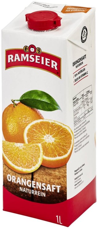 Ramseier Orangensaft 100% Tetra 100cl x12