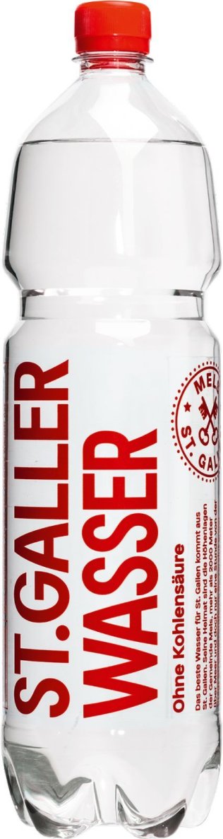 St. Galler Wasser ohne CO2 PET Schrumpfpack 150cl x6