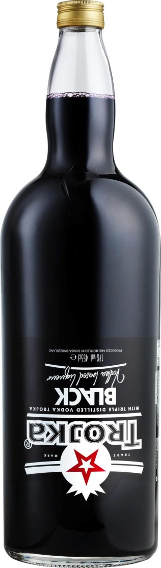 Vodka black Trojka 455cl
