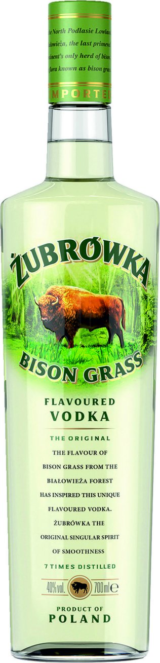 Zubrowka Bison Gras Vodka 70cl x6