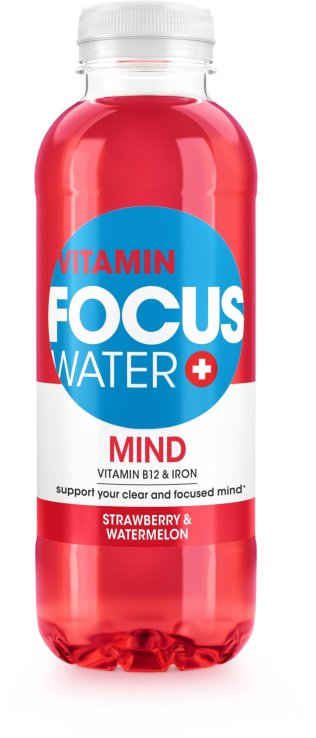 FOCUSWATER MIND Erdbeere & Wassermelone 12er Schrumpf 50cl x12