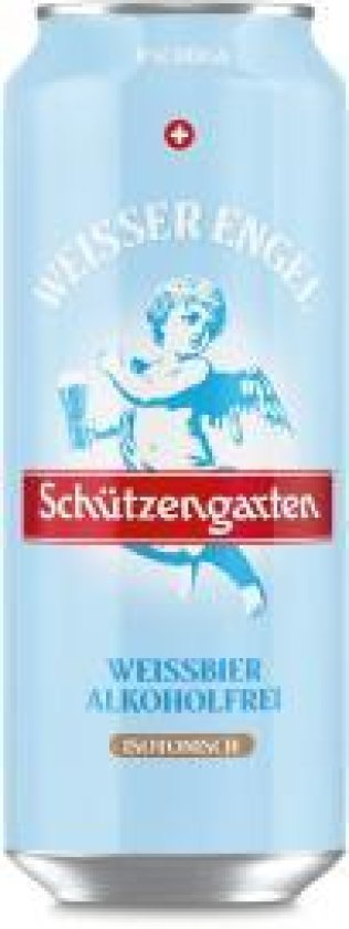 Schützengarten Weisser Engel alkoholfrei 4er Pack Dose 50cl x4