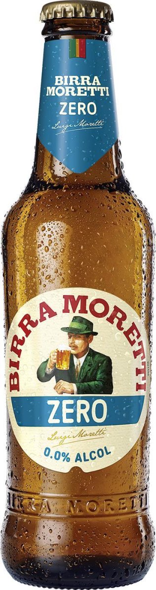 Birra Moretti Zero 0,0% Karton 6er Pack Ew Glas 33cl x6