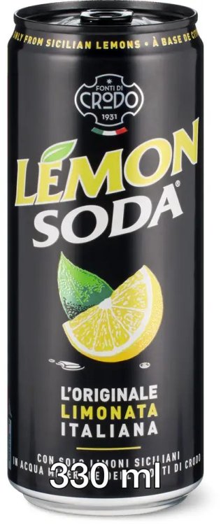 Crodo Lemon Soda Tray 24 x 0.33 l Dose 33cl x24