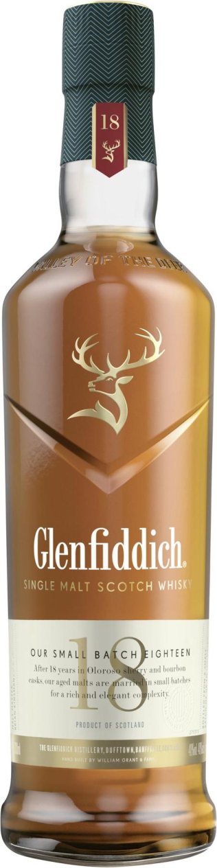 Glenfiddich Single Malt Whisky, Ancient Reserve  18J 70cl x6