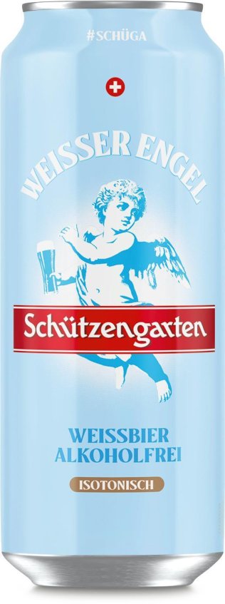 Schützengarten Weisser Engel alkoholfrei 4er Pack Dose 50cl x4