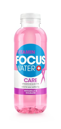 FOCUSWATER Care Mirabelle & Rhabarber, 12er Schrumpf 50cl x12