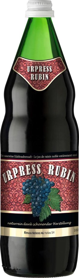 Rimuss Urpress Rubin Traubensaft rot Glas 100cl x12