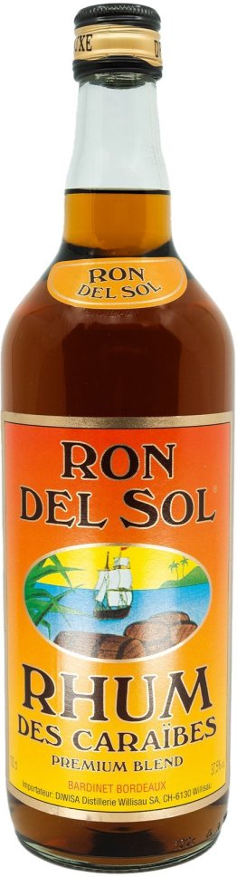 Ron del Sol Rhum braun 100cl x6