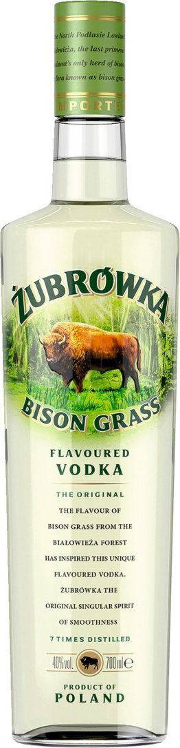 Zubrowka Bison Gras Vodka 70cl x6