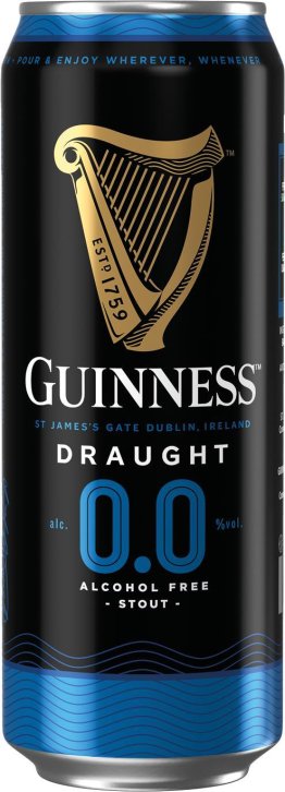 Guinness Draught 0.0% Dose Alu 44cl x24