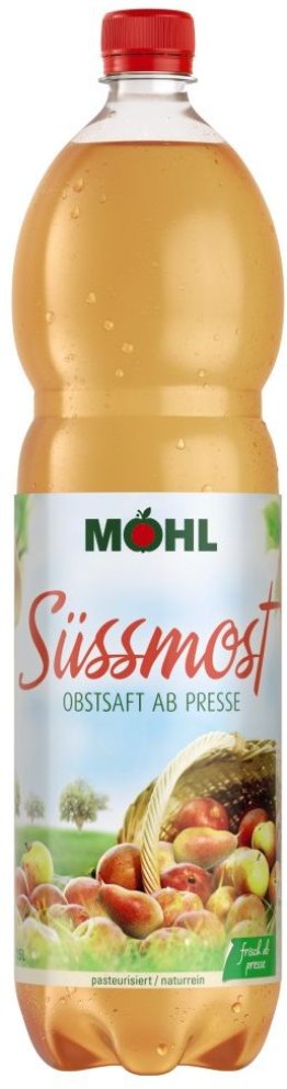 Süssmost frisch ab Presse (Okt. - Dez.) PET Schrumpfpack 150cl x6