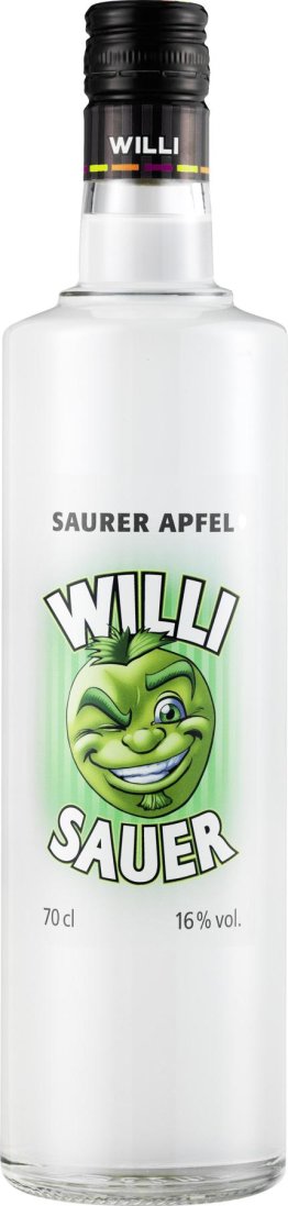 Willi Saurer Sauer Apfel Likör 70cl x6