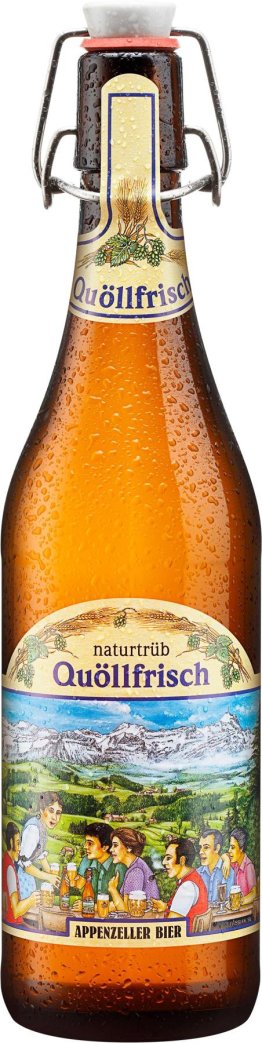 Appenzeller Original Quöllfrisch naturtrüb Bügel 50cl x15