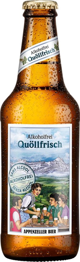 Appenzeller Quöllfrisch alkoholfrei 10er Karton 33cl x10