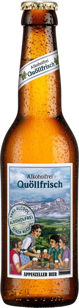 Appenzeller Quöllfrisch alkoholfrei Mw 33cl x24