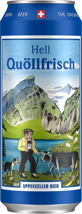 Appenzeller Quöllfrisch hell Dose 6er Pack 50cl x6