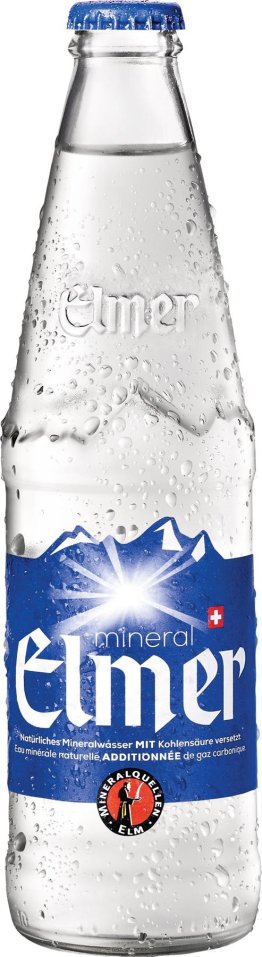 Elmer Mineral mit CO2 Glas 33cl x24