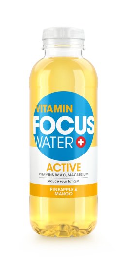 FOCUSWATER Active Ananas & Mango **6er** Schrumpf 50cl x6
