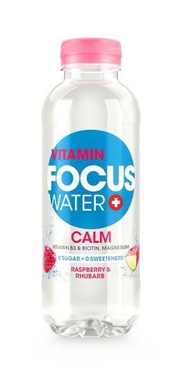 FOCUSWATER Calm Rhabarber 12er Schrumpf 50cl x12