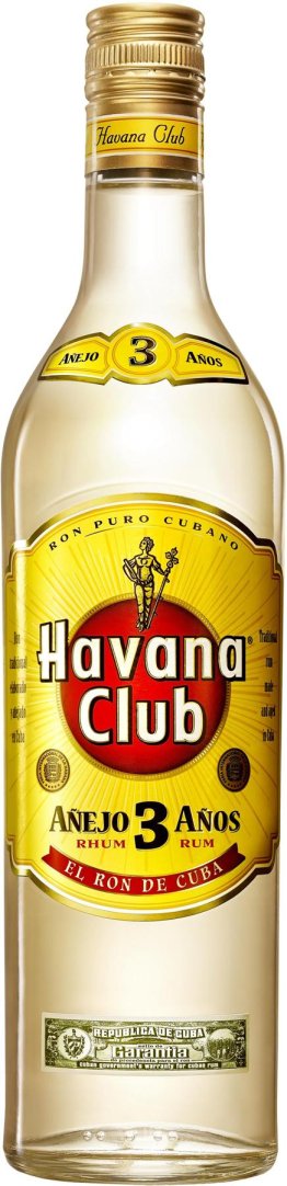 Havana Club Rum Añejo 3 años 70cl x6